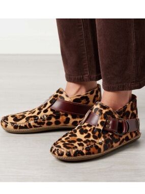 Quoddy Ring Boots-Leather Sole Leopard Hair / Whiskey